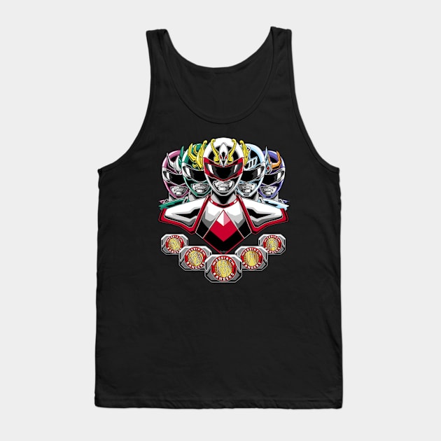 Zodiac Rangers Tank Top by Andriu